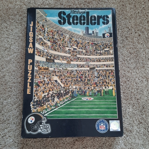 Vintage 1994 Pittsburgh Steelers NFL John Holladay 513 piece jigsaw puzzle - Picture 1 of 14
